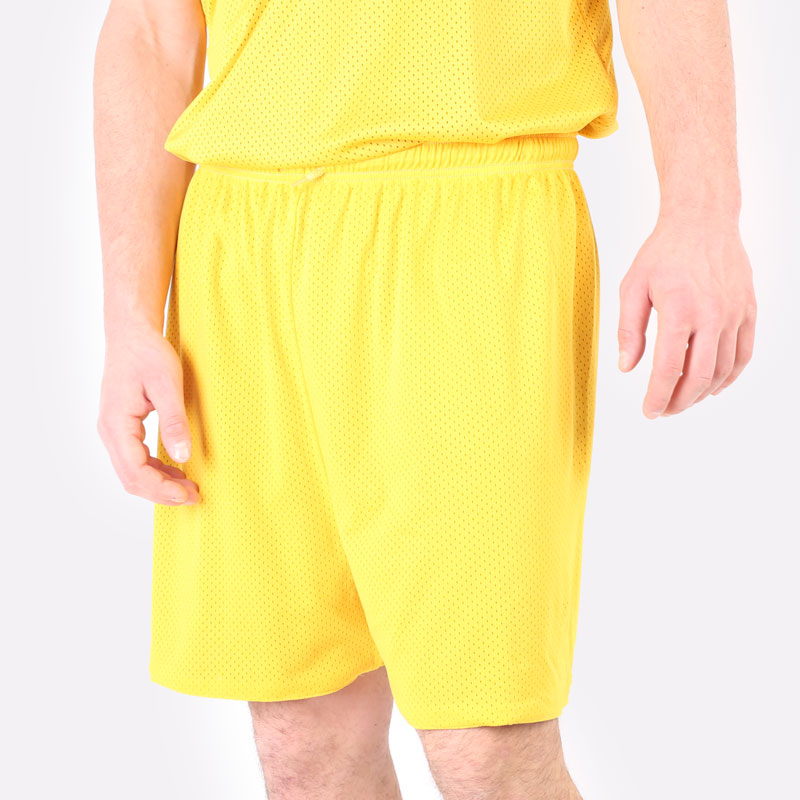 мужские бордовые шорты Hard Basic Bordeux/yellow - цена, описание, фото 2